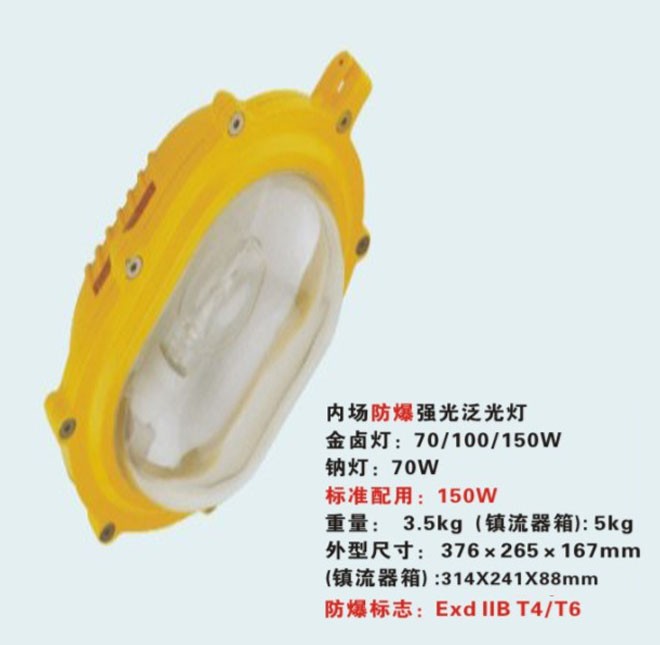供应BFC8120内场防爆强光泛光灯  参数 